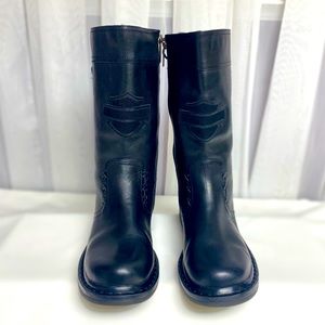 Harley-Davidson  Leather Lace Up Boots